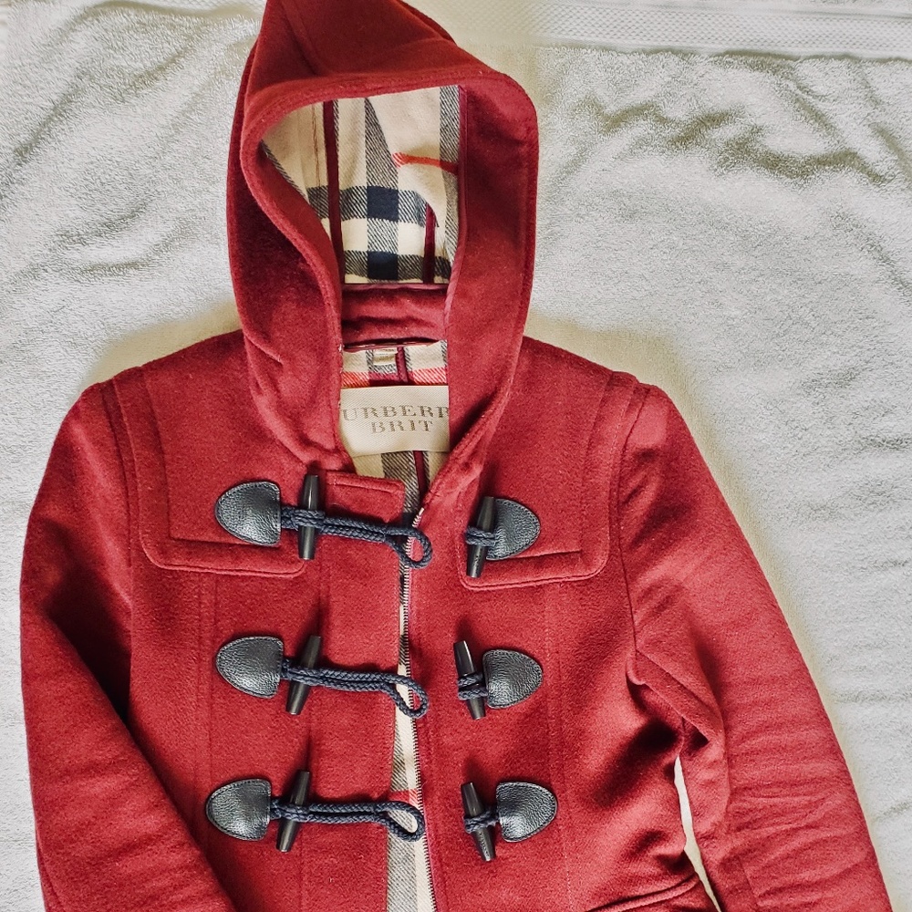 BURBERRY BRIT BLACKWELL DUFFLE COAT - Picture 2 of 13